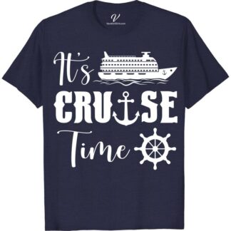 It's Cruise Time Cruise Vacation T-Shirt Classic Cruise Vacation Shirts Set sail in style with It's Cruise Time Vacation T-Shirt from VacationShirts.com! Perfect for the whole family, these matching cruise outfits blend nautical themes with tropical vibes. Personalize your cruise wear for an unforgettable look, whether you're lounging on deck or exploring ashore. Ideal for men, women, and cruise parties!