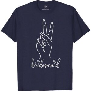 Bridesmaid Wedding Shirt Wedding Vacation Shirts Elevate your bridal party with VacationShirts.com's Bridesmaid Wedding Shirt! Perfect for bachelorette parties and bridesmaid proposals, these personalized, custom bridal shirts unite your bride squad in style. Featuring unique designs for maid of honor and matching bridesmaid tops, our tees promise comfort, elegance, and unforgettable memories. Say "I do" to our collection!