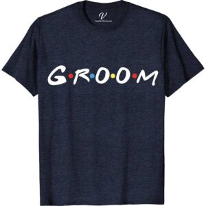 Friends Groom Shirt Wedding Vacation Shirts Celebrate your bachelor party in style with our Friends Groom Shirt! Perfect for the groom squad, these custom groom shirts blend humor and camaraderie, inspired by the iconic Friends TV show. Personalize for each groomsman, making your wedding party unforgettable. Funny, unique, and a must-have for any Friends-loving groom's bridal party!