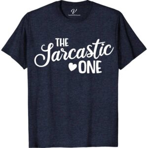 The Sarcastic One Wedding Shirt Wedding Vacation Shirts Discover the ultimate expression of wedding wit with The Sarcastic One Wedding Shirt from VacationShirts.com. Perfect for brides, grooms, and the entire bridal party, this shirt blends humor and style, making it an ideal choice for those who love a twist of irony. Stand out with this playful, novelty wedding attire, and gift laughter with every wear.