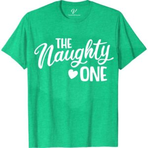 The Naughty One Wedding Shirt Wedding Vacation Shirts Unleash laughter with The Naughty One Wedding Shirt from VacationShirts.com! Perfect for bachelorette parties, groomsmen pranks, and couples showers, this unique wedding t-shirt blends humor with love. Ideal for bride and groom joke shirts or honeymoon humor tees, it's the ultimate gag gift for a memorable wedding party.