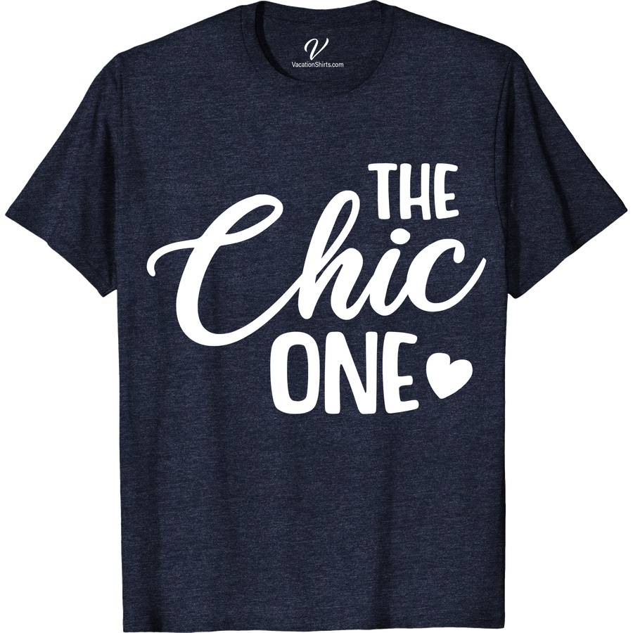 THe Chic One Wedding Shirt Wedding Vacation Shirts Discover "The Chic One" Wedding Shirt, exclusively at VacationShirts.com. This designer bridal shirt redefines sophistication with its unique elegance, blending luxury and style. Perfect for the discerning bride seeking a chic, stylish addition to her wedding attire. Experience unparalleled bridal shirt elegance with this high-end, unique bridal blouse. Elevate your wedding outfit now.
