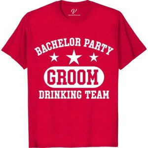 Drinking Team Groom Wedding Shirt Wedding Vacation Shirts Elevate your bachelor party with our Drinking Team Groom Wedding Shirt from VacationShirts.com! Perfect for groomsmen bar crawls, this custom groom squad tee blends humor and style. Personalize for each best man and make your wedding celebration unforgettable. Gear up in these funny, unique shirts for the ultimate groom bachelor party!