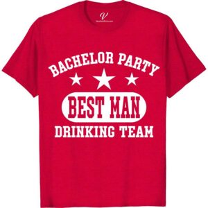 Drinking Team Best Man Wedding Shirt Wedding Vacation Shirts Elevate your bachelor party with our Drinking Team Best Man Wedding Shirt from VacationShirts.com. This custom, funny best man t-shirt, perfect for beer lovers, blends humor with style. Personalize it for your groomsmen, making it an unforgettable proposal shirt. Ideal for any wedding party beer enthusiast, it's a must-have!