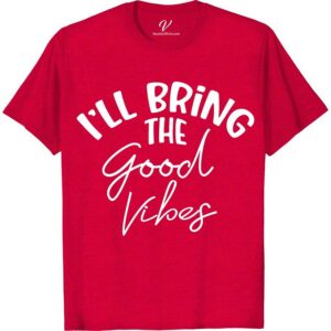 I'll Bring the Good Vibes Wedding Shirt Wedding Vacation Shirts Elevate your wedding celebration with our "I'll Bring the Good Vibes" Wedding Shirt from VacationShirts.com. Perfect for bridal parties, groomsmen, and beach weddings, this custom shirt blends fun and unique style, ensuring your group stands out. Ideal for bachelorette parties or as distinctive wedding guest attire, it promises unforgettable memories and good vibes!