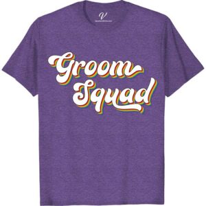 LGBTQ Groom Squad Wedding Shirt Wedding Vacation Shirts Celebrate love in style with our LGBTQ Groom Squad Wedding Shirt from VacationShirts.com! Perfect for any queer wedding, this shirt embraces diversity with vibrant rainbow designs. Ideal for gay, lesbian, bisexual, transgender, and non-binary wedding parties, it's the ultimate expression of pride and unity. Make your day unforgettable with our inclusive, fashionable attire!
