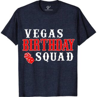 Vegas Birthday Squad Shirt Las Vegas Vacation Shirts Celebrate in style with our Vegas Birthday Squad Shirts from VacationShirts.com! Perfect for your Vegas-themed birthday bash or bachelorette party, these custom, matching tees add a personalized touch to your celebration. Crafted for comfort and designed to stand out, make your Vegas trip unforgettable with our unique, personalized Vegas birthday apparel.