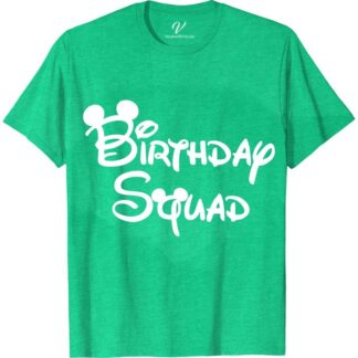 Birthday Squad Micket Disney Shirt Disney Vacation Shirts Celebrate in style with our Birthday Squad Mickey Disney Shirt from VacationShirts.com! Perfect for any Mickey-themed birthday bash, these custom Disney birthday tees are personalized to make your day extra special. Ideal for the whole family, our matching Disney birthday shirts ensure your squad shines at any Mickey birthday party outfit.