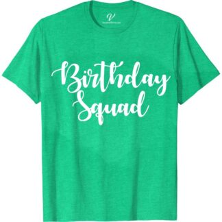 Birthday Squad Shirt Birthday Vacation Shirts Celebrate in style with our Birthday Squad Shirts from VacationShirts.com! Perfect for any party, these custom, matching tees are designed to make your group stand out. Personalize your celebration with funny, unique designs, ensuring your birthday squad goals are met with flair. Ideal for creating unforgettable memories, our shirts are a must-have for every birthday bash!