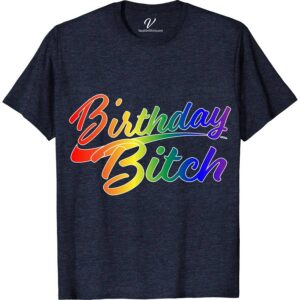 Rainbow Birthday Bitch Shirt Birthday Vacation Shirts Celebrate in style with our Rainbow Birthday Bitch Shirt from VacationShirts.com! This sassy, colorful birthday outfit is perfect for anyone looking to make a bold statement. Ideal for LGBTQ birthday celebrations or any fun party, it's a unique gift that promises to be the highlight of your birthday bash.