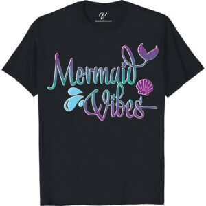 Mermaid Vibes Shirt Beach Vacation Shirts Dive into style with our Mermaid Vibes Shirt from VacationShirts.com! This ocean-inspired clothing piece combines the allure of mythical creature fashion with a stunning mermaid tail design. Perfect for beach style enthusiasts, this nautical themed shirt captures the essence of sea life in a fantasy mermaid outfit. Embrace your aquatic vibe today!