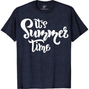 It's Summer Time Shirt Beach Vacation Shirts Discover the ultimate summer vibe with "It's Summer Time Shirt" from VacationShirts.com. Perfect for everyone, this unisex treasure blends style and comfort. Crafted from lightweight, breathable fabric, it's ideal for beach days, summer festivals, or casual outings. Featuring a cool, summer-themed design, it's the quintessential top for your summer wardrobe.