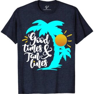 Good Times and Tan Lines Cruise Shirt Beach Vacation Shirts Dive into summer with our "Good Times and Tan Lines" Cruise Shirt from VacationShirts.com! Perfect for beach parties and island getaways, this nautical-themed tee embodies the essence of tropical cruise outfits. Crafted for sun-seekers and ocean voyagers, it's your go-to for sailing trips and vacation t-shirts. Embrace the sea in style!