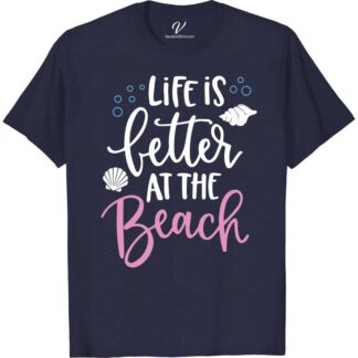Life is Bette at the Beach Shirt Beach Vacation Shirts Dive into coastal living with our "Life is Better at the Beach" shirt from VacationShirts.com. Perfect for beach lovers, this ocean-inspired apparel blends summer beachwear with tropical style. Featuring a timeless beach quote, this seaside fashion top embodies beach vibes, making it an ideal gift for those who adore the salt life.