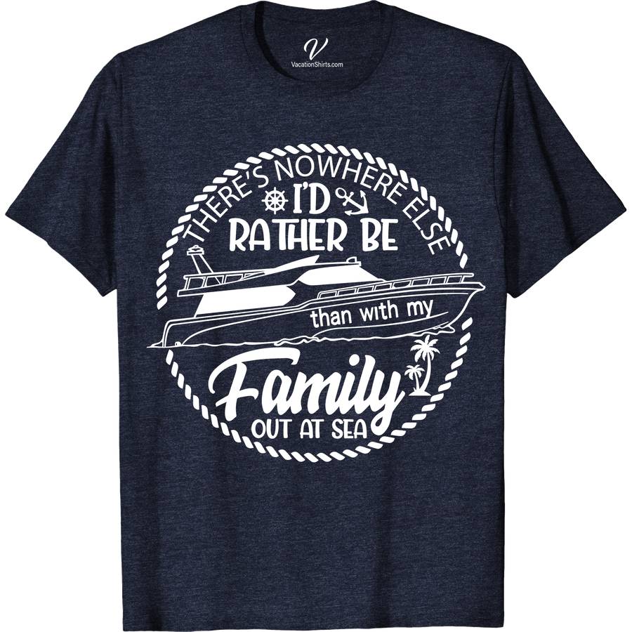 Family Sea Adventure Tee - VacationShirts.com Cruise Vacation Shirts Dive into style with VacationShirts.com's Family Sea Adventure Tee! Perfect for family beach vacations, these matching tees feature custom, ocean-themed designs. Ideal for family cruises or seaside holidays, our nautical shirts can be personalized, making every family ocean adventure unforgettable. Embrace the waves in our unique, comfortable family holiday t-shirts!