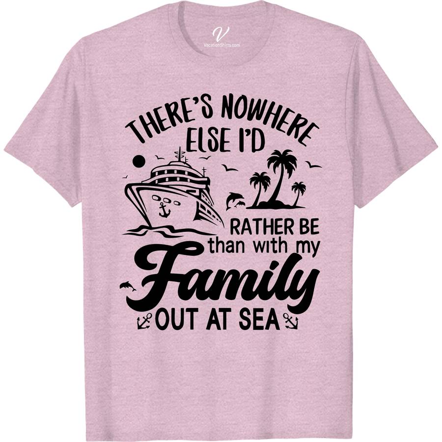 Exclusive 'Nowhere Else' Family Vacation Tee Cruise Vacation Shirts Discover the Exclusive 'Nowhere Else' Family Vacation Tee from VacationShirts.com, your ultimate choice for unique, tailor-made family getaway tees. Crafted for those seeking one-of-a-kind family holiday tops, our limited edition, customizable apparel ensures your family trip wear is as special as your memories. Personalize your journey with our bespoke family vacation clothing.
