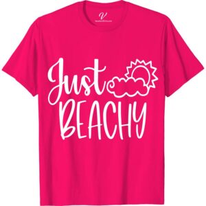 Just Beachy Sun Tee Beach Vacation Shirts Discover the Just Beachy Sun Tee from VacationShirts.com, your ultimate beach companion. Offering UPF 50+ protection, this lightweight, breathable sun shirt shields you stylishly. Crafted from eco-friendly materials, it's perfect for sun safety. Enjoy long-lasting, sun-protective outdoor wear that combines comfort with eco-conscious beachwear. Dive into sun-safe, fashionable beach days now!
