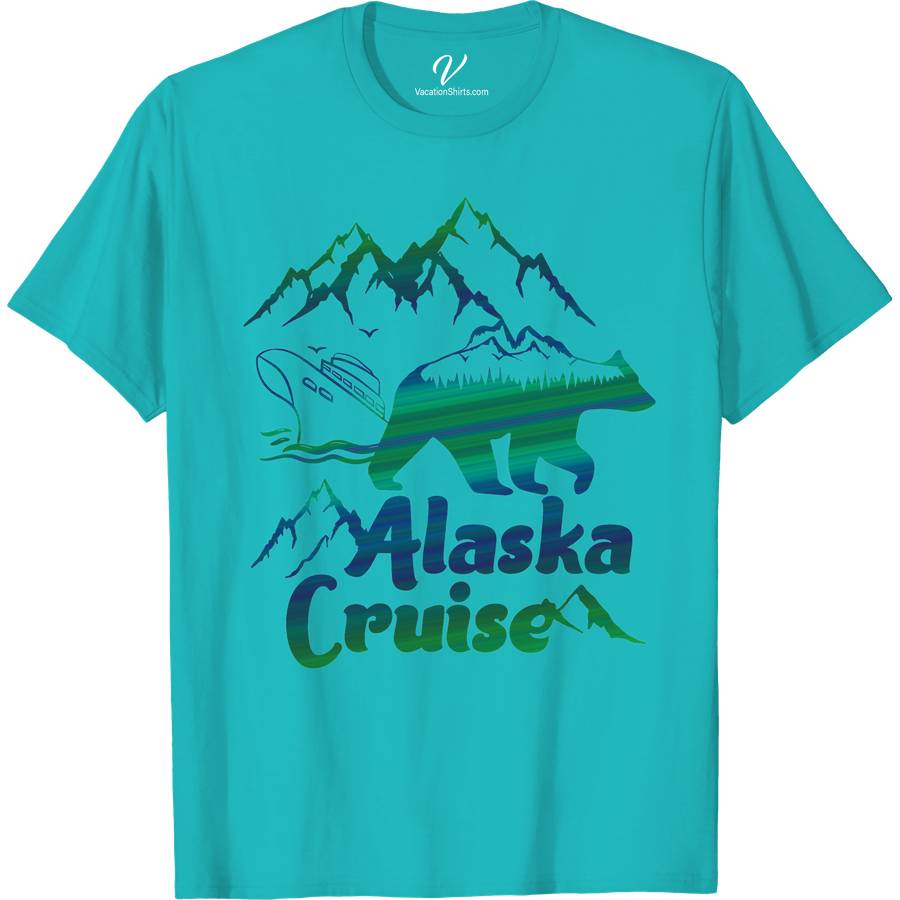 Alaska Cruise Mountains Vacation Tee Alaska Cruise Shirts Embark on an unforgettable journey with our Alaska Cruise Mountains Vacation Tee from VacationShirts.com. Perfect for any Alaska adventure, this shirt features stunning scenic views, vibrant wildlife, and the awe-inspiring Northern Lights. Ideal for glacier cruises, mountain hikes, or as a cherished Alaska vacation souvenir. Wear the adventure!