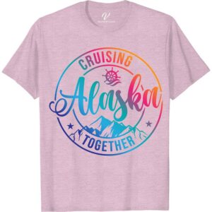 Cruising Alaska Together Rainbow Tee Alaska Cruise Shirts Embark on your Alaskan adventure with our Cruising Alaska Together Rainbow Tee! Perfect for LGBTQ+ travelers, this vibrant shirt celebrates pride and unity on the high seas. Featuring a stunning rainbow design, it's the ultimate gay, lesbian, and queer-friendly attire for your Alaska cruise. Show your colors, sail in style!