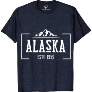 Alaska Stylish Calligraphy Tee Alaska Vacation Shirts Discover the essence of Alaska with our Stylish Calligraphy Tee. Featuring unique, handwritten typography, this artistic Alaska clothing merges fashion with a love for travel. Perfect as a souvenir or a statement piece, our Alaska Typography T-shirt embodies the spirit of adventure in every stitch. Stand out in this exclusive Alaska Fashion Tee.