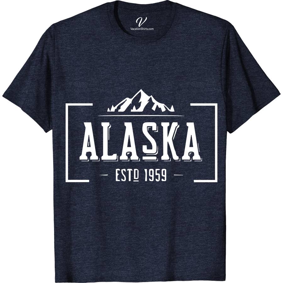 Alaska Stylish Calligraphy Tee Alaska Vacation Shirts Discover the essence of Alaska with our Stylish Calligraphy Tee. Featuring unique, handwritten typography, this artistic Alaska clothing merges fashion with a love for travel. Perfect as a souvenir or a statement piece, our Alaska Typography T-shirt embodies the spirit of adventure in every stitch. Stand out in this exclusive Alaska Fashion Tee.