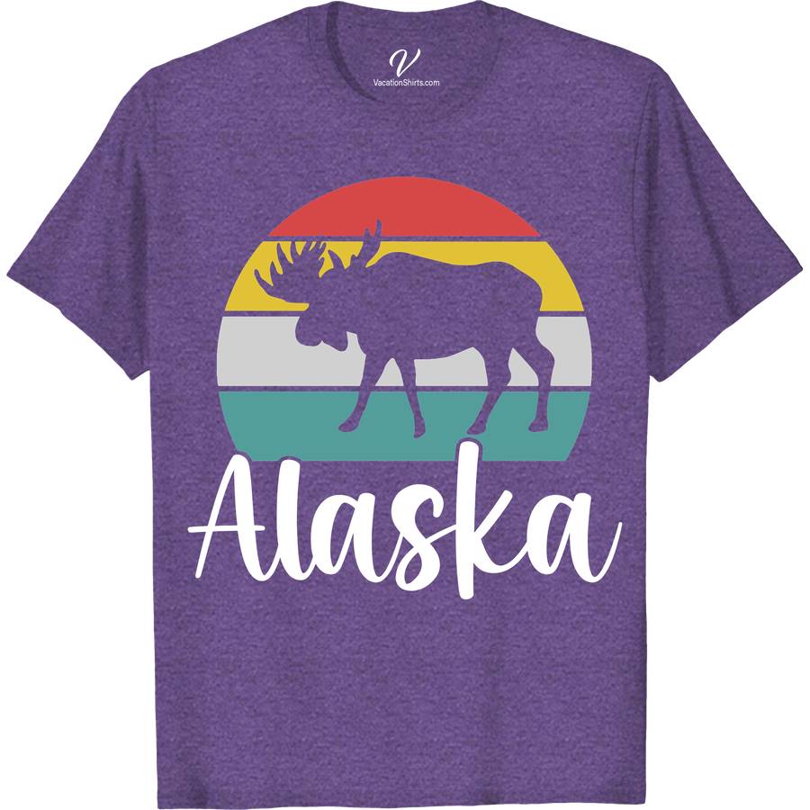 Alaska Moose Calligraphy Tee Alaska Vacation Shirts Discover the allure of the wild with our Alaska Moose Calligraphy Tee. Featuring unique moose artwork in stunning calligraphy design, this T-shirt blends rustic wildlife fashion with nature-inspired elegance. Perfect for outdoor adventures or casual wear, it's a must-have for enthusiasts of Alaskan wildlife and calligraphy animal shirts.