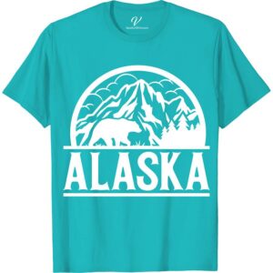 Alaska Mountains Bear Tee Alaska Vacation Shirts Discover the wild with our Alaska Mountains Bear Tee from VacationShirts.com. Perfect for bear lovers and outdoor adventurers, this T-shirt features a stunning bear graphic set against majestic Alaskan mountains. Crafted for comfort and style, it's the ultimate souvenir for wildlife enthusiasts and a must-have in nature-inspired clothing.