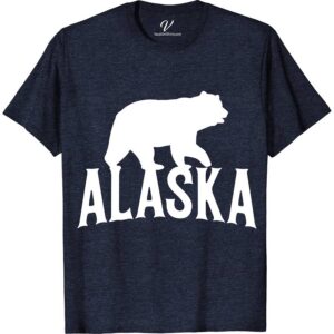 Alaska Bear Font Calligraphy Tee Alaska Vacation Shirts Discover the wild with our Alaska Bear Font Calligraphy Tee from VacationShirts.com. This unique bear print merges animal calligraphy art with nature-inspired clothing, embodying the spirit of outdoor adventures. Crafted from eco-friendly materials, our wildlife graphic tee is perfect for those who love wilderness-themed apparel with a touch of uniqueness.