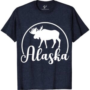 Alaska Moose Calligraphy Tee Alaska Vacation Shirts Discover the allure of the wild with our Alaska Moose Calligraphy Tee. Featuring unique moose artwork in stunning calligraphy design, this T-shirt blends rustic wildlife fashion with nature-inspired elegance. Perfect for outdoor adventures or casual wear, it's a must-have for enthusiasts of Alaskan wildlife and calligraphy animal shirts.