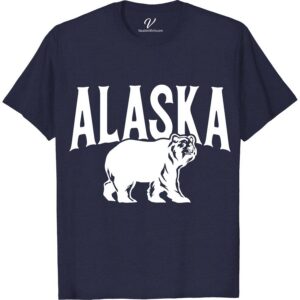 Alaska Bear Calligraphy Outline Tee Alaska Vacation Shirts Discover the wild with our Alaska Bear Calligraphy Outline Tee. Perfect for outdoor enthusiasts, this eco-friendly bear tee blends art and nature, featuring a unique bear outline in stunning calligraphy. Ideal for hiking, camping, or any adventure, it's a must-have piece of nature-inspired clothing for any wildlife lover.