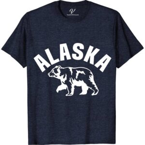 Alaska Bear Walking Tee Alaska Vacation Shirts Discover the wild with our Alaska Bear Walking Tee from VacationShirts.com. Featuring an eye-catching bear print, this T-shirt embodies the spirit of Alaskan wildlife. Perfect for outdoor adventures or as a unique Alaska souvenir, our nature-inspired, wilderness-themed clothing merges comfort with the thrill of hiking and wildlife.