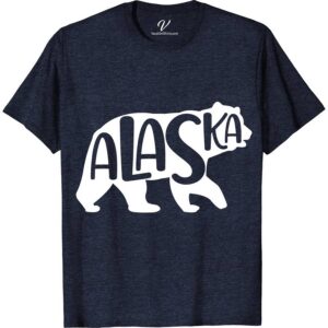Alaska Calligraphy Bear Tee Alaska Vacation Shirts Discover the essence of the wild with our Alaska Calligraphy Bear Tee. This unique Alaska Bear T-shirt blends art and nature, featuring an exquisite calligraphy bear design. Perfect for wildlife enthusiasts, this bear graphic tee is a must-have Alaska souvenir, embodying the spirit of Alaska wildlife apparel. Embrace nature-inspired clothing today!