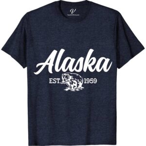 Alaska Italicized Font Tee Alaska Vacation Shirts Discover the essence of Alaska with our Italicized Font Tee. This unique, stylish piece combines trendy italic lettering and Alaska-inspired typography, making it a must-have for any wardrobe. Perfect for casual wear, this Alaska Theme Graphic Tee showcases your love for adventure in a fashionable way. Embrace the Alaska spirit!