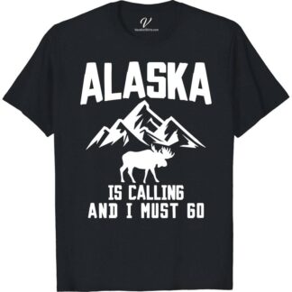 Alaska Moose Is Calling Tee Alaska Vacation Shirts Embrace the wild with our Alaska Moose Is Calling Tee! Perfect for outdoor enthusiasts, this wildlife tee shirt features a stunning moose graphic, embodying Alaska's majestic nature. Ideal for hiking or as a unique Alaska souvenir, it's a must-have for anyone inspired by nature and adventure. Answer the call!