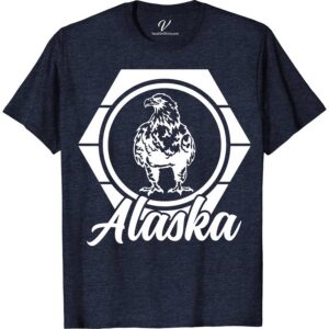 Alaska Bald Eagle USA Tee Alaska Vacation Shirts Embrace the spirit of freedom with our Alaska Bald Eagle USA Tee. This patriotic eagle shirt, featuring a stunning eagle graphic, celebrates American wildlife and nature-inspired design. Crafted for lovers of bald eagle clothing and American eagle apparel, it's the perfect addition to your patriotic clothing collection.