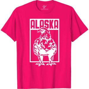 Bald Eagle Alaska Tee Alaska Vacation Shirts Discover the majestic Bald Eagle Alaska Tee, a standout piece in Alaska Wildlife Apparel. This Eagle Graphic Tee, inspired by nature, is perfect for wildlife enthusiasts and outdoor adventurers. A unique Alaska Souvenir Shirt, it supports wildlife conservation efforts. Ideal for eagle lovers, it's a must-have in American Eagle T-Shirts.