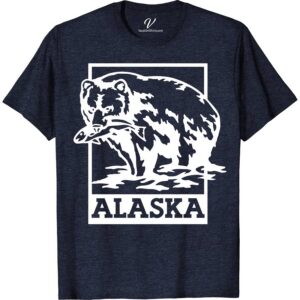 Bear Fish Nature Alaska Tee Alaska Vacation Shirts Discover the wild with our Bear Fish Nature Alaska Tee from VacationShirts.com. Crafted for enthusiasts of Alaska wildlife t-shirts, this eco-friendly nature tee showcases a stunning bear fishing apparel design. Perfect for outdoor adventures, it blends wilderness graphic shirts' appeal with the sustainability of outdoor clothing. Embrace nature's majesty today!