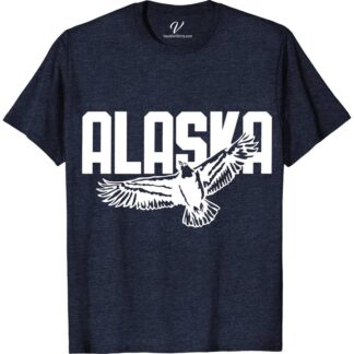 Alaska Bald Eagle Font Tee Alaska Vacation Shirts Discover the wild spirit of Alaska with our Bald Eagle Font Tee! Featuring a stunning eagle print, this T-shirt from VacationShirts.com embodies the essence of Alaskan wildlife. Perfect for outdoor adventures, bird watching, or showing your support for conservation, it's a must-have for any nature lover or American eagle enthusiast.