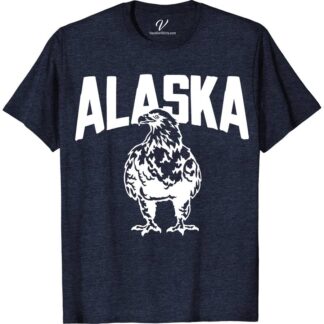 Alaska Eagle Perch Tee Alaska Vacation Shirts Discover the majestic Alaska Eagle Perch Tee, a standout in wildlife T-shirts. Crafted for enthusiasts of nature-inspired clothing, this eco-friendly wildlife tee features a stunning eagle graphic. Perfect for outdoor adventures or bird watching, it's not just apparel—it's a statement in conservation support. Embrace the wild with Alaska wildlife apparel.
