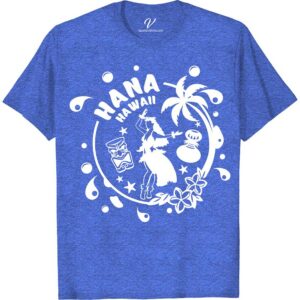 Hana Hawaii Vacation Tee Hawaii Vacation Shirts Discover the essence of paradise with our Hana Hawaii Vacation Tee! Featuring an exclusive Hana graphic, this Hawaiian travel t-shirt embodies the Aloha spirit. Perfect for beach vacations or as a cherished Maui souvenir, it's your tropical aloha shirt to celebrate the scenic beauty of the Hawaiian Islands.