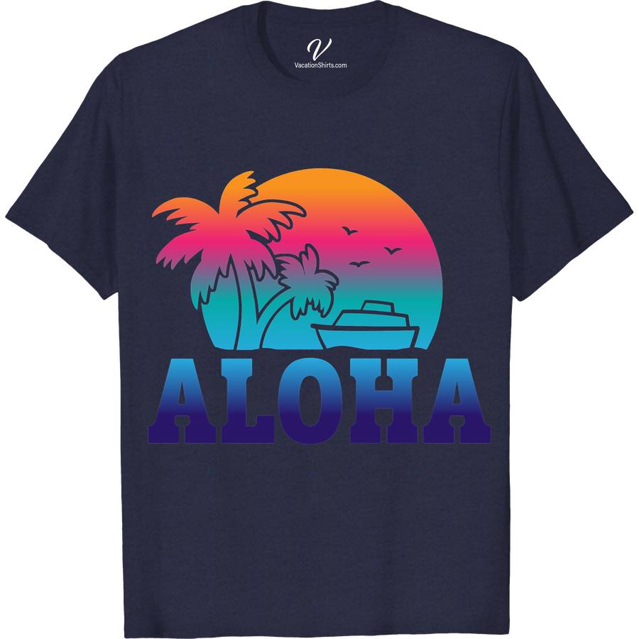 Aloha Beach Hawaii Vacation Tee Hawaii Vacation Shirts Embrace the Aloha spirit with our Aloha Beach Hawaii Vacation Tee from VacationShirts.com. This Hawaiian Tee, featuring vibrant tropical vacation apparel designs, is your perfect companion for beach-themed adventures. Crafted for comfort and style, it embodies the essence of Hawaiian beachwear and tropical island shirts. Make every day a Hawaii travel adventure!