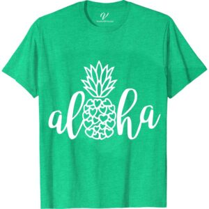 Aloha Hawaii Heart Pineapple Tee Hawaii Vacation Shirts Embrace the spirit of paradise with our Aloha Hawaii Heart Pineapple Tee from VacationShirts.com. This unique Hawaiian Aloha Apparel features a captivating pineapple graphic in a heart shape, embodying love for the Aloha State. Perfect for any tropical island adventure, this Pineapple Love Tee is a must-have for your wardrobe.