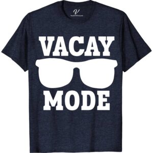 Vacay Mode Sunglasses Tee Hawaii Vacation Shirts Dive into summer with our Vacay Mode Sunglasses Tee! Perfect for beach vacations or casual holiday wear, this tropical-themed graphic tee blends sun protection with style. Embrace resort wear vibes with this fun vacation outfit essential, designed for travelers seeking comfort and fashion in their summer fashion tops.