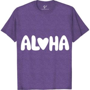 Aloha Heart Hawaii Vacation Tee Hawaii Vacation Shirts Discover the essence of paradise with our Aloha Heart Hawaii Vacation Tee. Crafted for those who carry the Aloha spirit, this Hawaiian Beach Apparel merges tropical t-shirt design with the warmth of Hawaiian vacation clothing. Embrace the heart of Hawaii in every stitch of this Aloha Heart T-Shirt, your perfect tropical island companion.