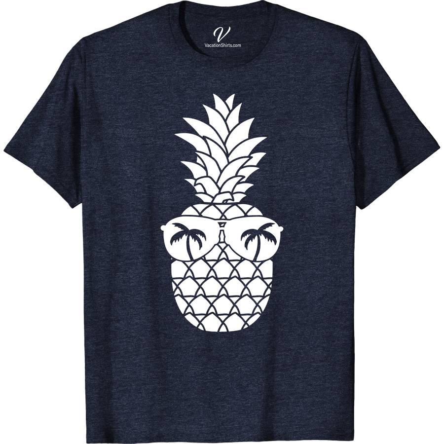 Pineapple Hawaii Vacation Tee Hawaii Vacation Shirts Discover the essence of paradise with our Pineapple Hawaii Vacation Tee from VacationShirts.com. This Aloha Pineapple T-Shirt, a quintessential piece of Hawaiian Beach Apparel, features a vibrant tropical fruit design. Perfect for any tropical vacation, it embodies the Aloha spirit, making it a must-have for your pineapple-themed vacation wear collection.