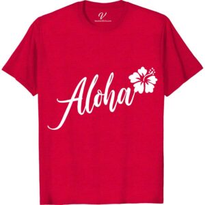 Aloha Hibiscus Calligraphy Flower Tee Hawaii Vacation Shirts Embrace the Aloha spirit with our Hibiscus Calligraphy Flower Tee! This Hawaiian Floral T-Shirt, featuring a stunning hibiscus graphic and elegant floral calligraphy, embodies tropical elegance. Perfect for beach lovers, this Aloha Hibiscus Shirt is a must-have in your tropical flower apparel collection. Dive into hibiscus flower fashion today!