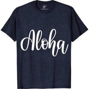 Aloha Calligraphy Hawaii Vacation Tee Hawaii Vacation Shirts Discover the essence of paradise with our Aloha Calligraphy Hawaii Vacation Tee. Crafted for the ultimate Hawaiian vacation, this shirt blends elegant Hawaiian calligraphy with vibrant Aloha spirit. Perfect for beachwear or exploring the Aloha State, it's your go-to tropical vacation apparel. Embrace Hawaiian style and make every moment unforgettable.