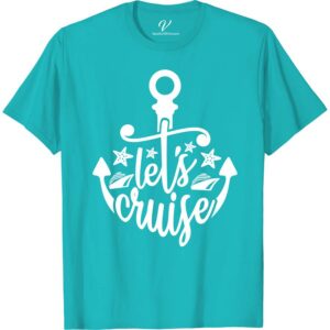 Let's Cruise: Chic Anchor Calligraphy Tee Classic Cruise Vacation Shirts Dive into style with VacationShirts.com's "Let's Cruise: Chic Anchor Calligraphy Tee." This trendy nautical t-shirt blends stylish anchor designs with chic calligraphy, embodying coastal fashion wear at its finest. Perfect for sea lovers, this maritime style shirt is your go-to for casual sea motif tees, making every day a voyage.