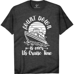 VacationShirts.com's Ultimate Cruise Countdown Tee Classic Cruise Vacation Shirts Embark on your cruise adventure with VacationShirts.com's Ultimate Cruise Countdown Tee! Perfect for families and groups, these personalized, cruise-themed t-shirts amplify excitement with a unique countdown feature. Crafted for comfort and style, our matching cruise shirts offer custom designs, making every moment leading to your cruise vacation unforgettable. Dive into the ultimate cruise wear!
