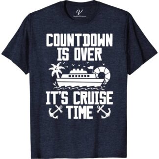 Cruisin Vibes Cruise Vacation T-Shirt Classic Cruise Vacation Shirts Set sail in style with the Cruisin Vibes Cruise Vacation T-Shirt from VacationShirts.com. Perfect for any sea voyage, this nautical-themed tee combines comfort with the spirit of ocean adventures. Ideal for beach vacations, sailing trips, or cruise ship parties, it's your go-to for tropical vacation tees and cruise party outfits.